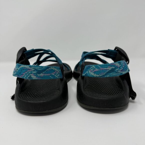 Chaco ZX1 Vibram Yampa Shoes Sandals Women's 6 Blue Outdoor Hiking Camping Comfy - Picture 8 of 12